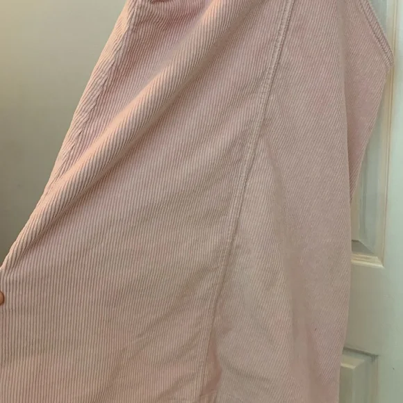 Girl’s 14/16 Wonder Nation light pink corduroy dress; ptp 16” - Picture 8 of 9